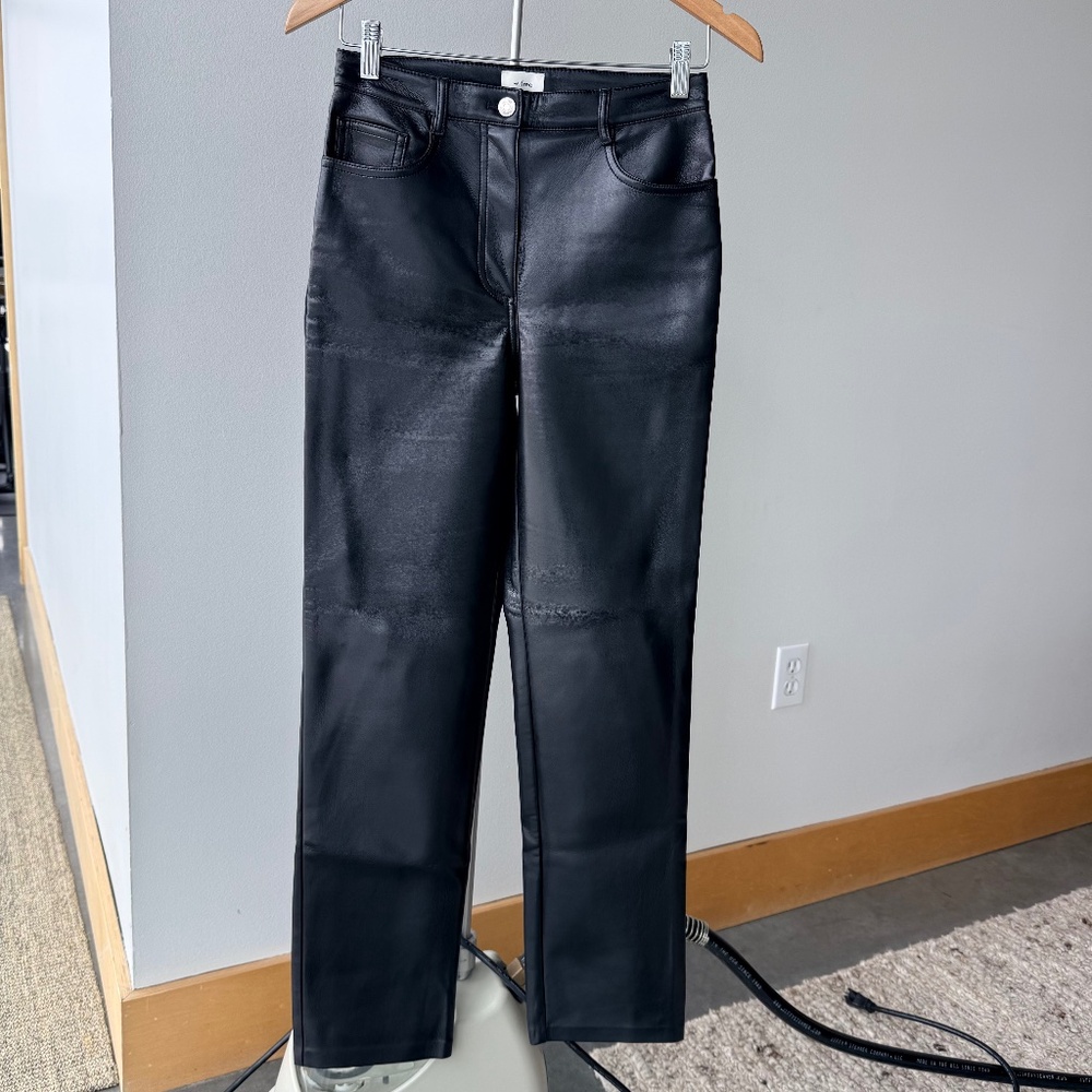 Aritzia Wilfred faux leather pants